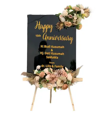 Papan Bunga Akrilik Pasirkiamis